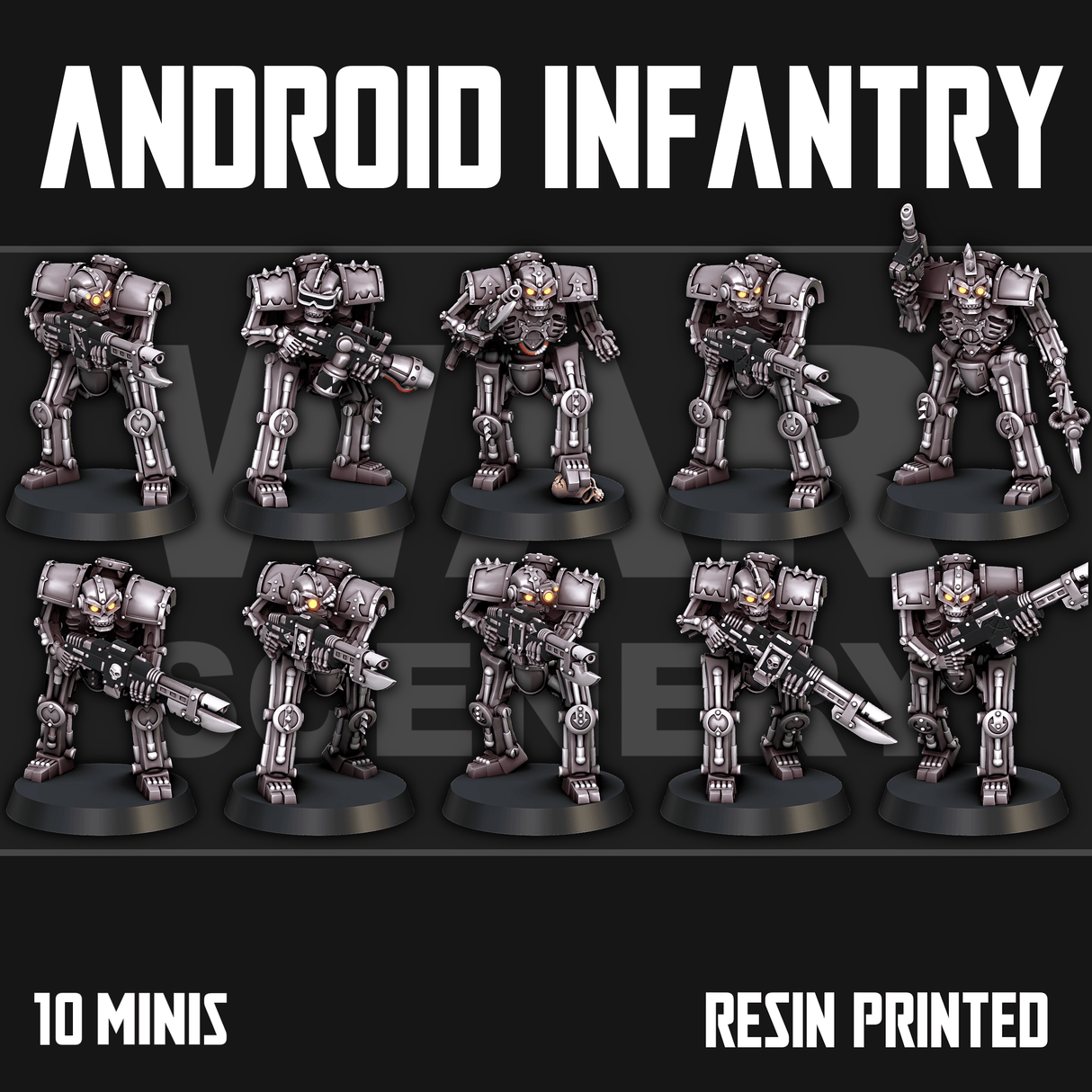 Tabletop Terrain Chaos Android Infantry