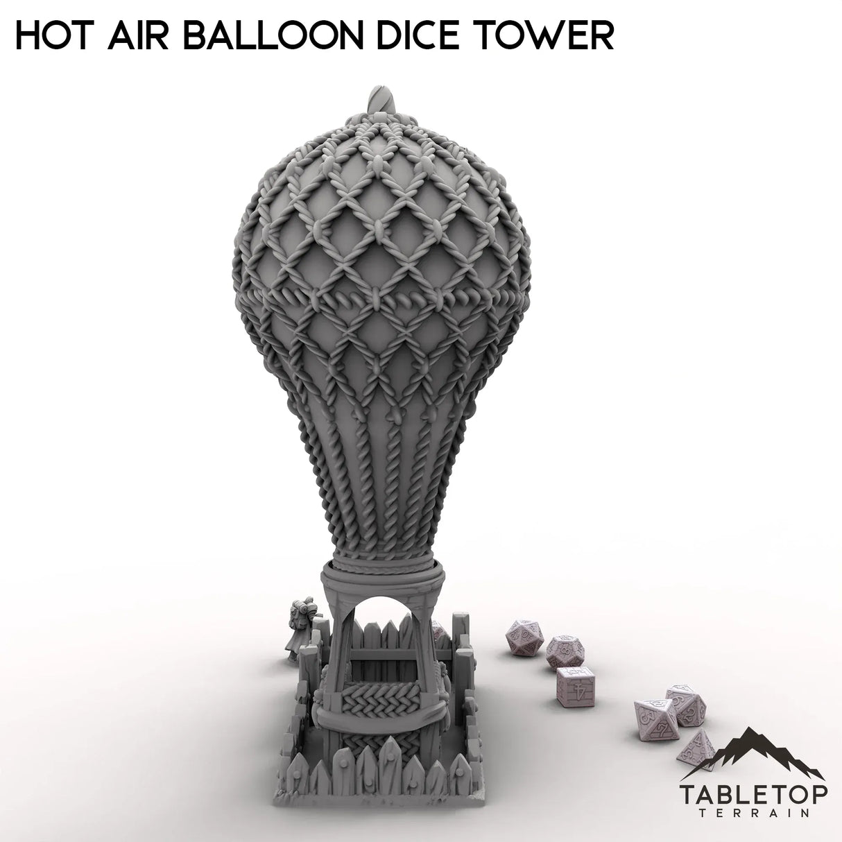 Tabletop Terrain Dice Tower Hot Air Balloon Dice Tower