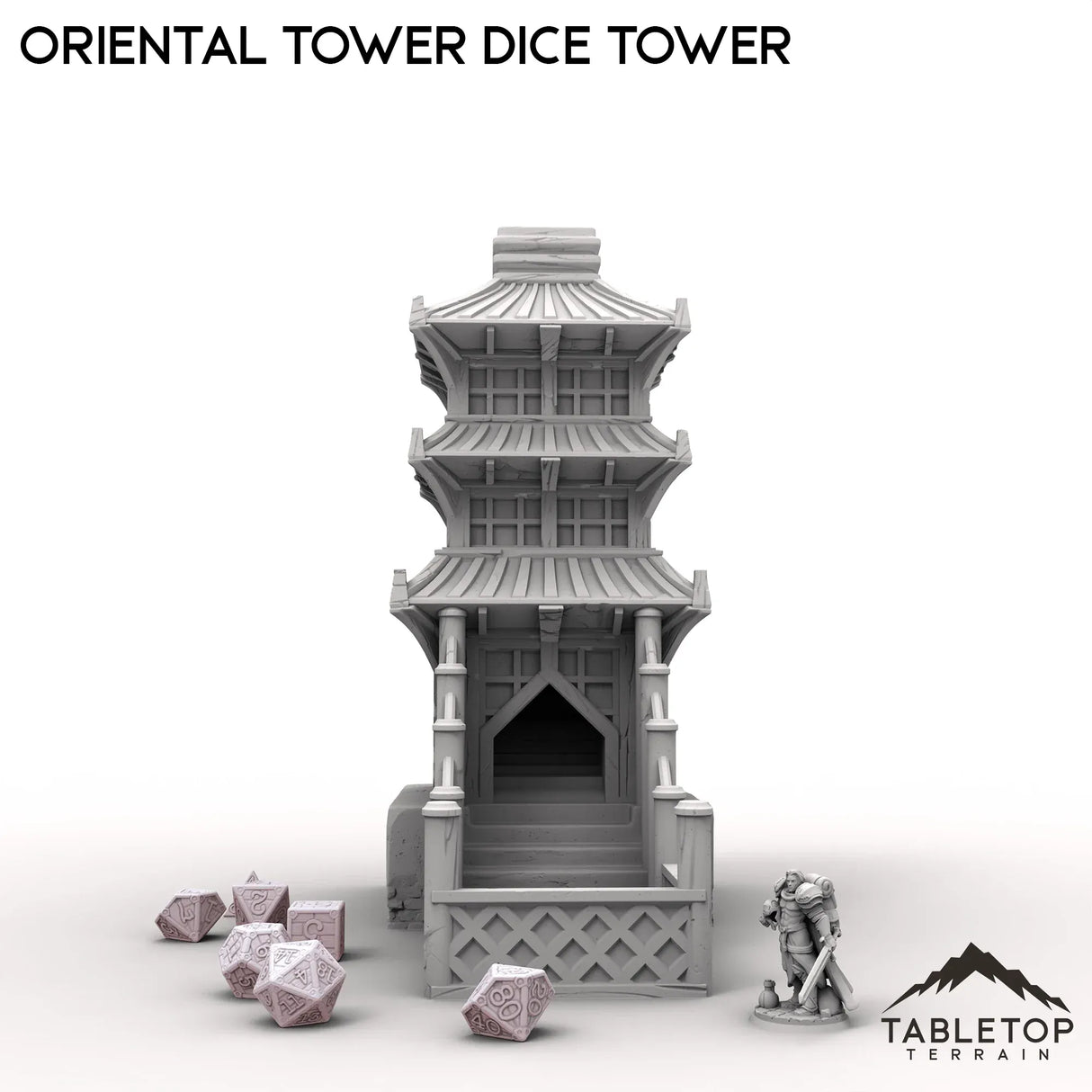Tabletop Terrain Dice Tower Oriental Tower Dice Tower