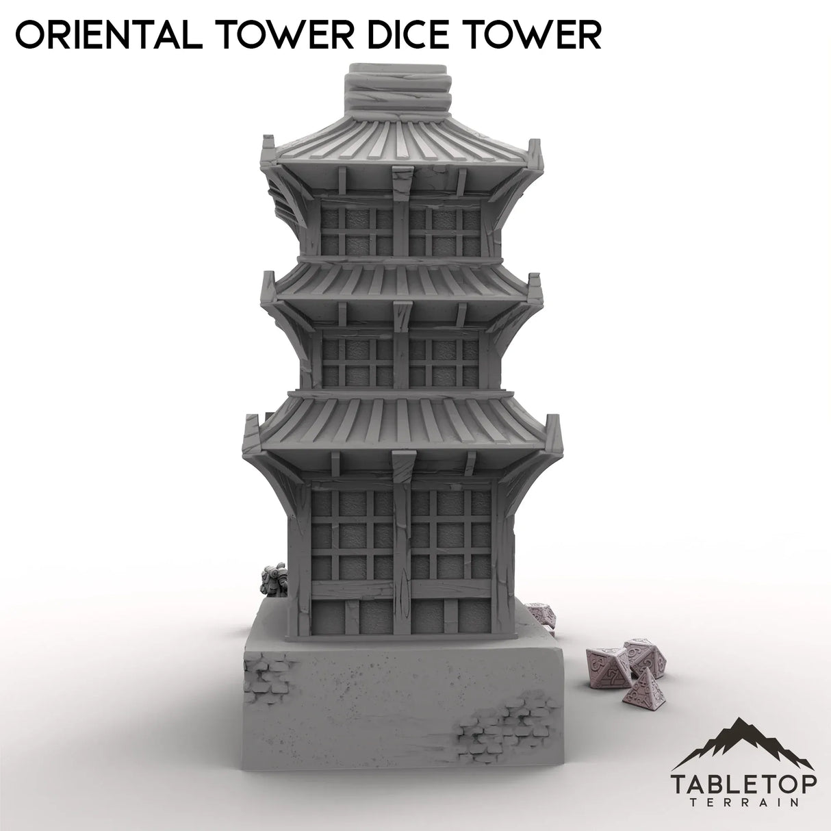 Tabletop Terrain Dice Tower Oriental Tower Dice Tower