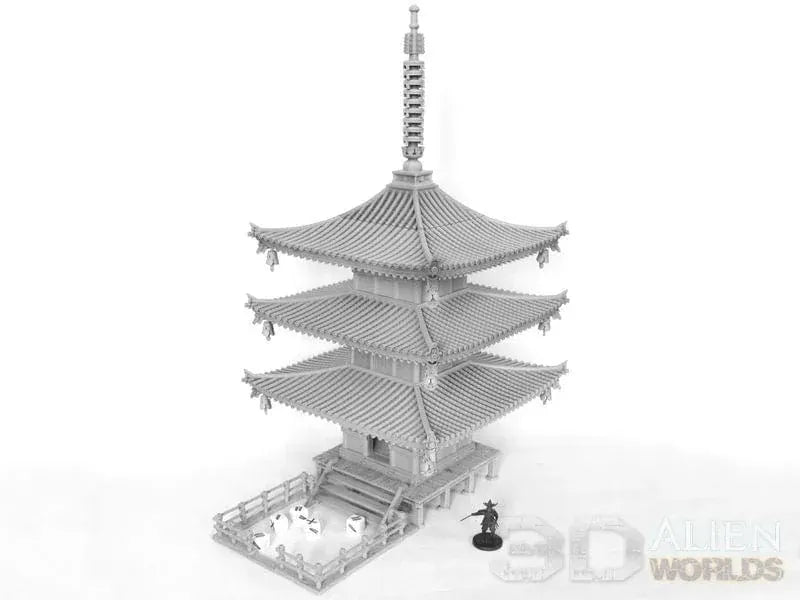 Tabletop Terrain Dice Tower Samurai Dicetower Pagoda