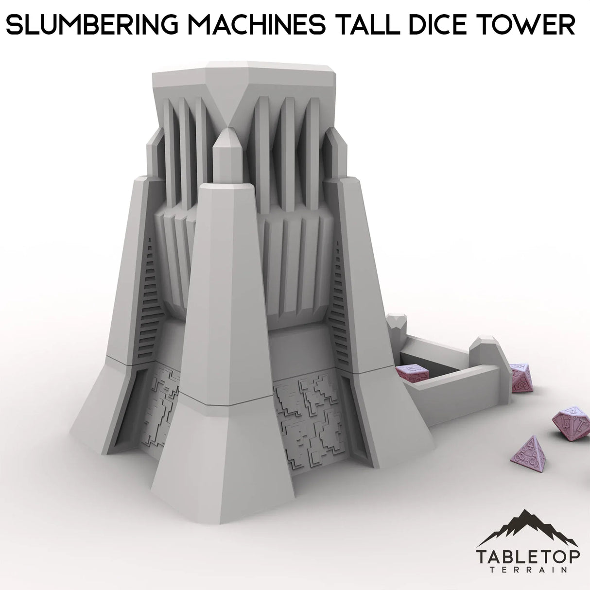 Tabletop Terrain Dice Tower Slumbering Machines Tall Dice Tower