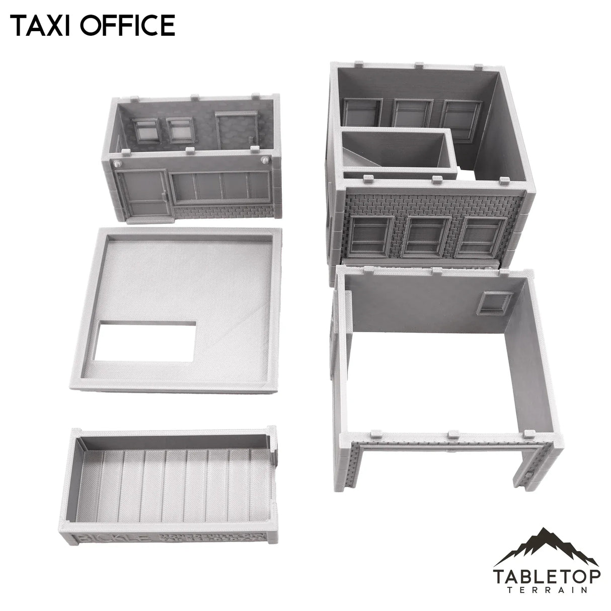 Tabletop Terrain Dice Tower Taxi Office - Dice Tower - Marvel Crisis Protocol Building