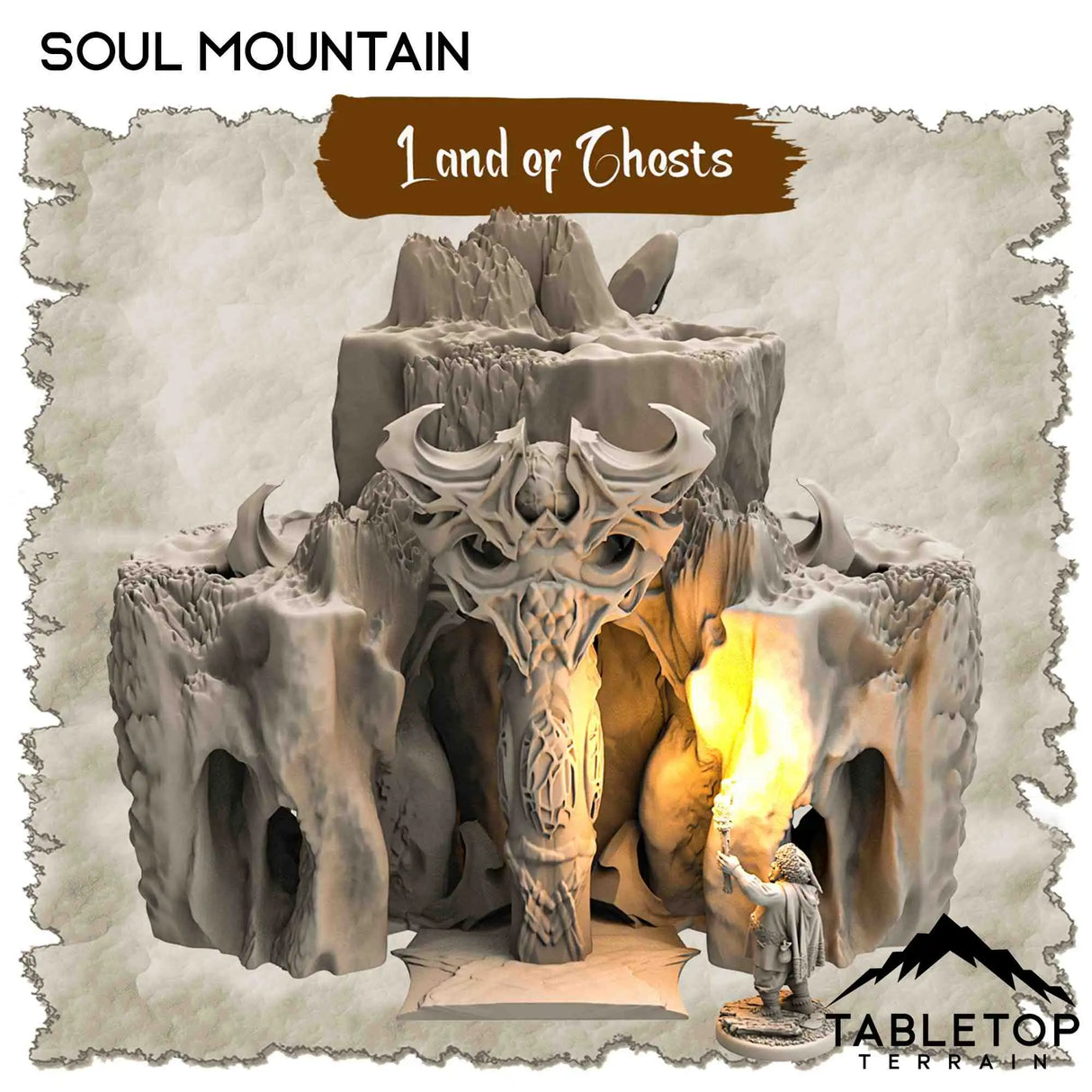 Tabletop Terrain Dungeon Terrain 32mm / Soul Mountain Land of Ghosts - Thematic Dungeon Terrain