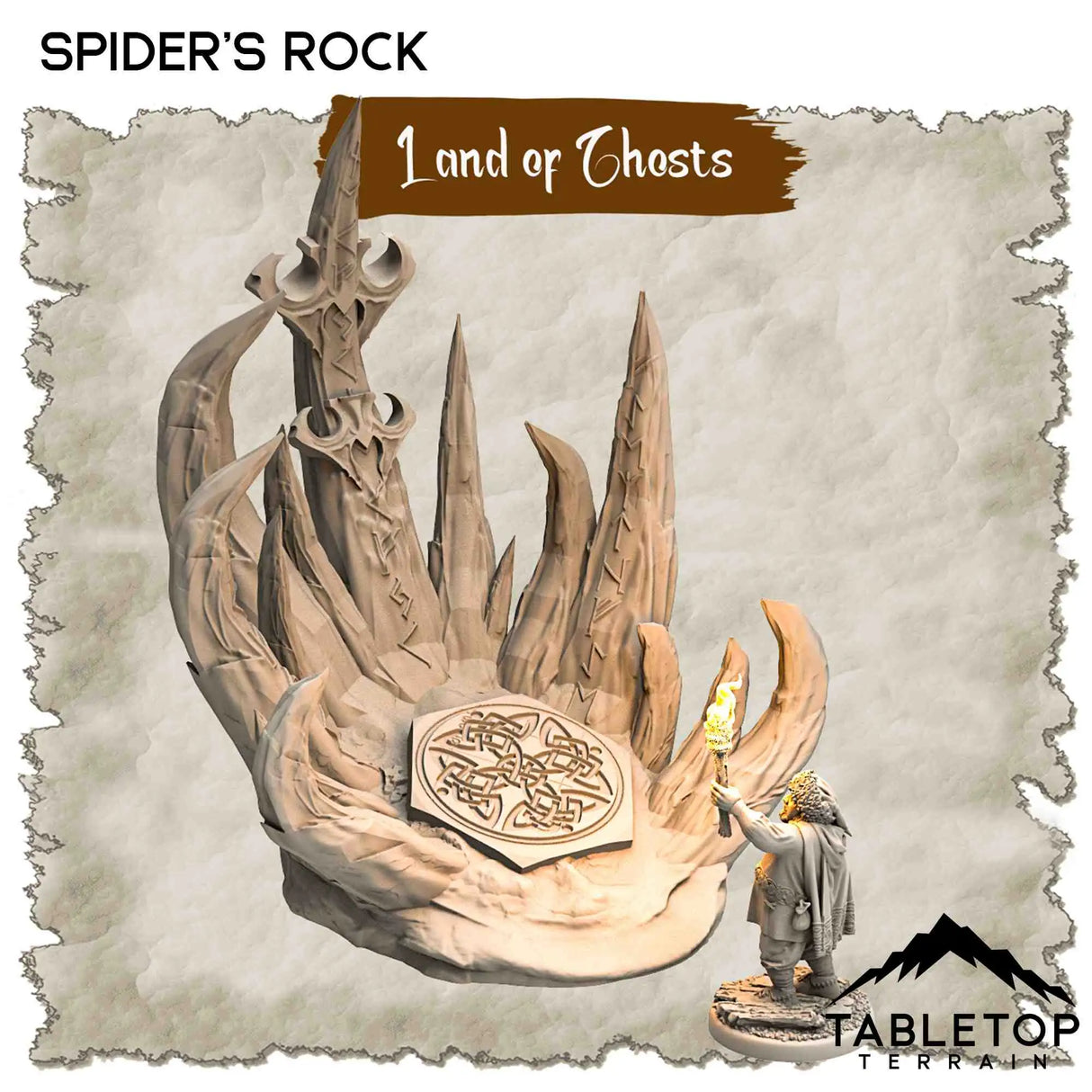 Tabletop Terrain Dungeon Terrain 32mm / Spider's Rock Land of Ghosts - Thematic Dungeon Terrain