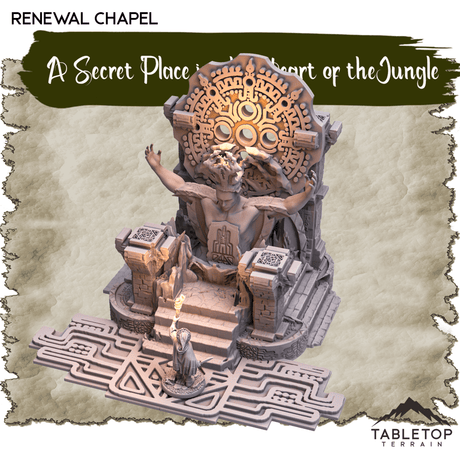 Tabletop Terrain Dungeon Terrain A Secret Place in the Heart of the Jungle - Thematic Dungeon Terrain
