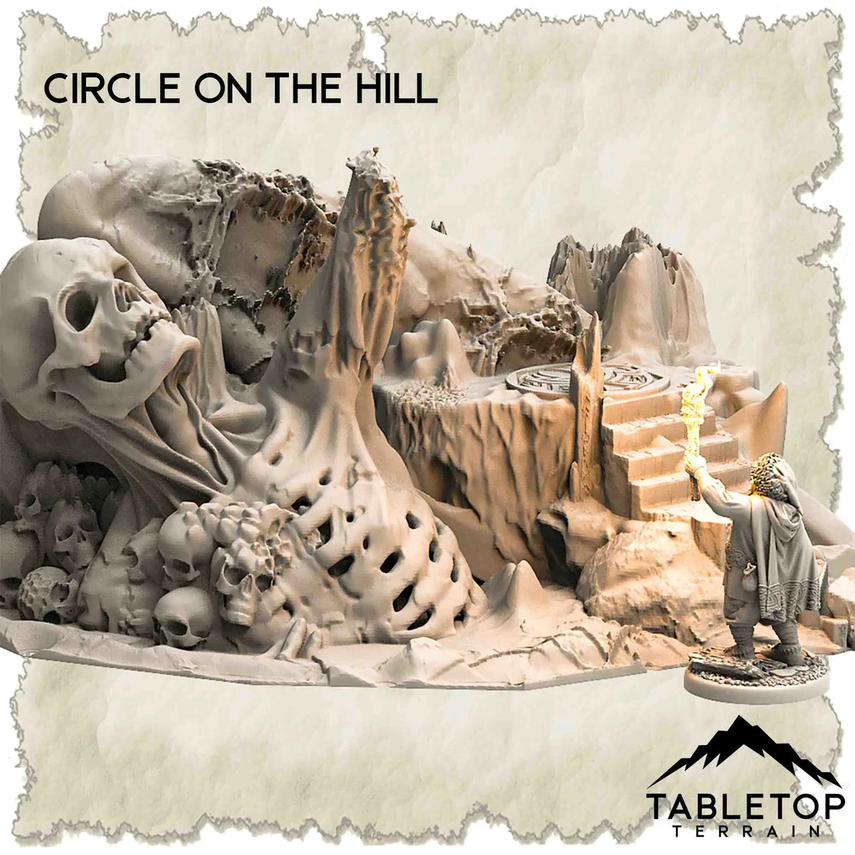 Tabletop Terrain Dungeon Terrain A Wilderness where Angels have Fallen - Thematic Dungeon Terrain