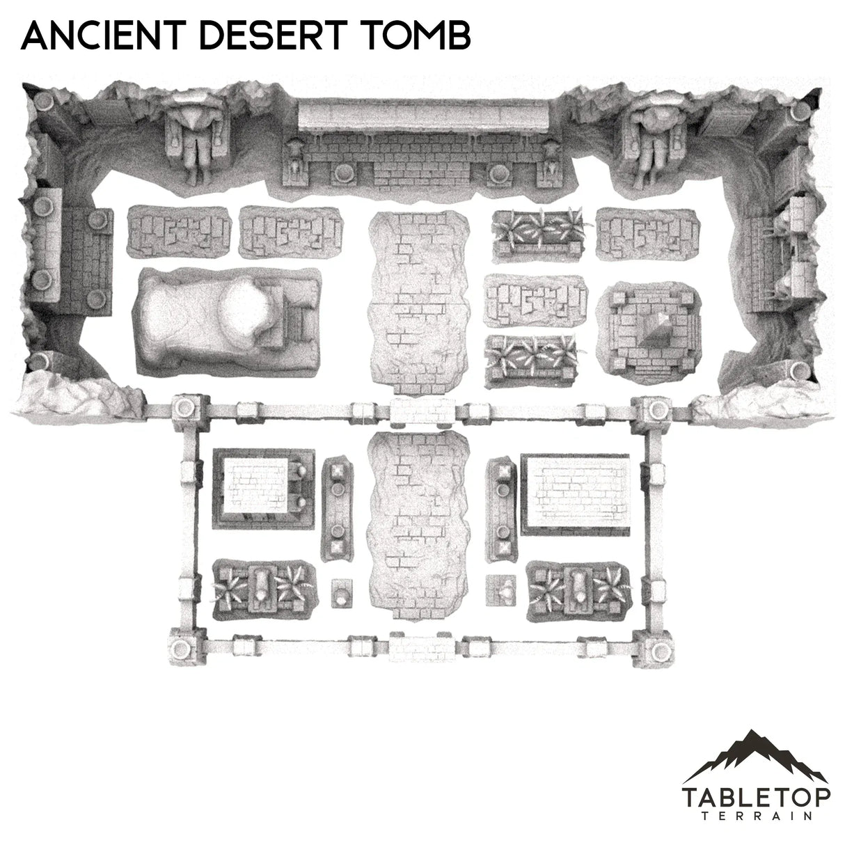 Tabletop Terrain Dungeon Terrain Ancient Desert Tomb