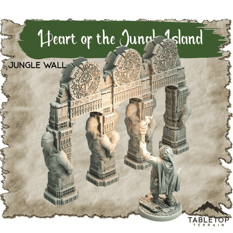 Tabletop Terrain Dungeon Terrain Heart of the Jungle Island - Thematic Dungeon Terrain