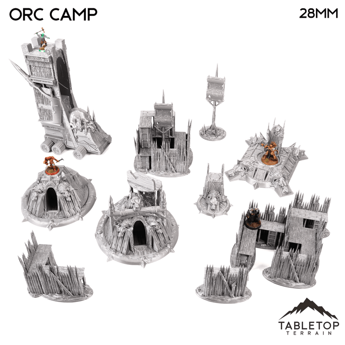 Tabletop Terrain Dungeon Terrain Orc Camp - Thematic Dungeon Terrain