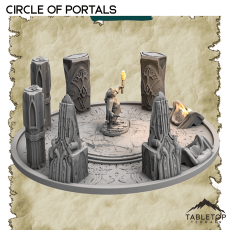Tabletop Terrain Dungeon Terrain Portals - Thematic Dungeon Terrain