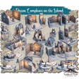 Tabletop Terrain Dungeon Terrain Prison Complexes on the Island - Thematic Dungeon Terrain