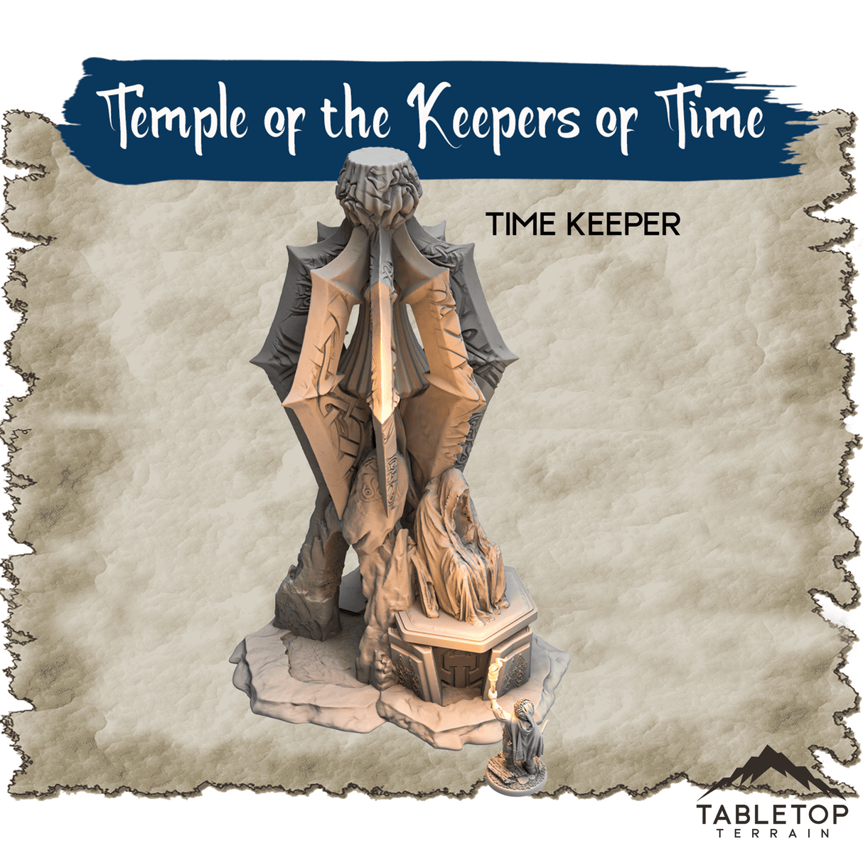 Tabletop Terrain Dungeon Terrain Temple of the Keepers of Time - Thematic Dungeon Terrain
