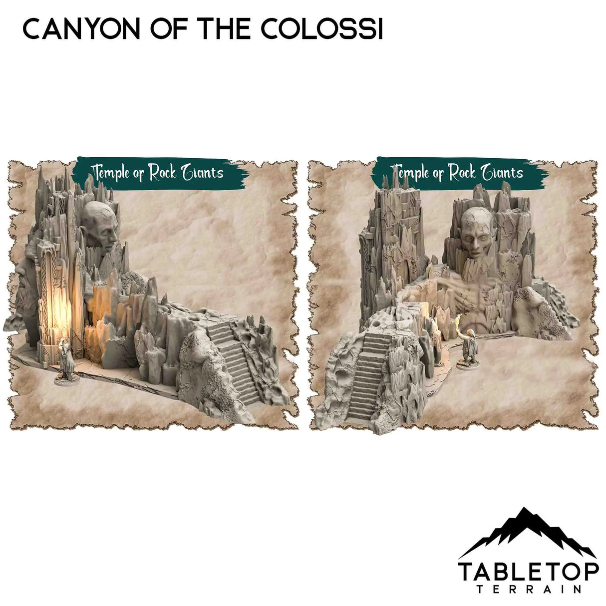 Tabletop Terrain Dungeon Terrain Temple of the Rock Giants - Thematic Dungeon Terrain