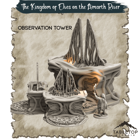 Tabletop Terrain Dungeon Terrain The Kingdom of Elves on the Amarth River - Thematic Dungeon Terrain