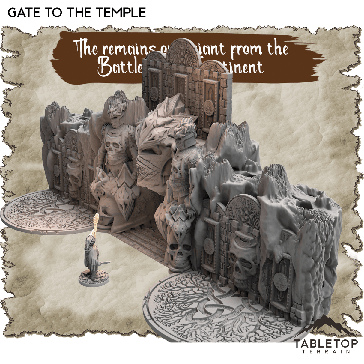 Tabletop Terrain Dungeon Terrain The Remains of a Giant from the Battle of the Continent - Thematic Dungeon Terrain
