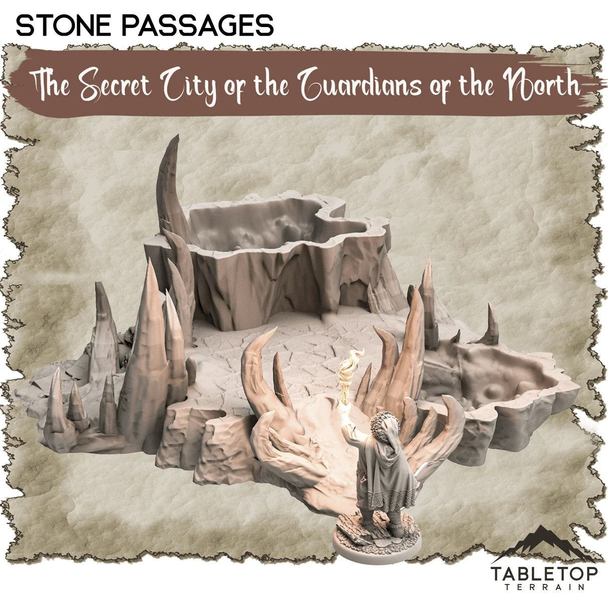 Tabletop Terrain Dungeon Terrain The Secret City of the Guardians of the North - Thematic Dungeon Terrain