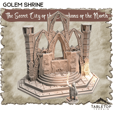 Tabletop Terrain Dungeon Terrain The Secret City of the Guardians of the North - Thematic Dungeon Terrain