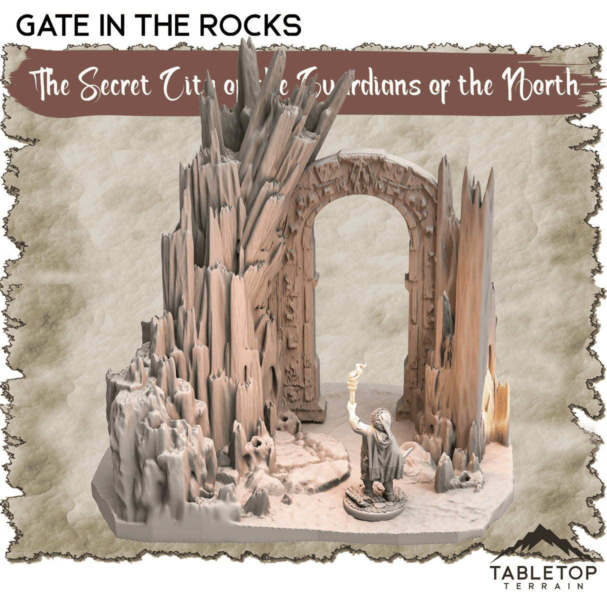 Tabletop Terrain Dungeon Terrain The Secret City of the Guardians of the North - Thematic Dungeon Terrain