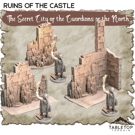 Tabletop Terrain Dungeon Terrain The Secret City of the Guardians of the North - Thematic Dungeon Terrain