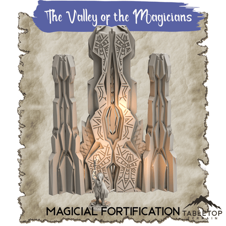 Tabletop Terrain Dungeon Terrain The Valley of Magicians - Thematic Dungeon Terrain