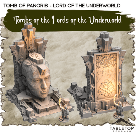 Tabletop Terrain Dungeon Terrain Tombs of the Lords of the Underworld - Thematic Dungeon Terrain