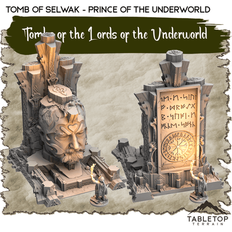 Tabletop Terrain Dungeon Terrain Tombs of the Lords of the Underworld - Thematic Dungeon Terrain