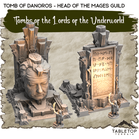 Tabletop Terrain Dungeon Terrain Tombs of the Lords of the Underworld - Thematic Dungeon Terrain