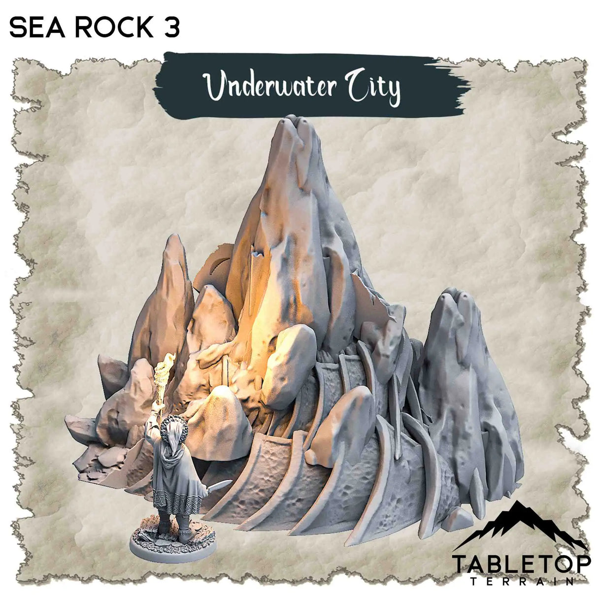 Tabletop Terrain Dungeon Terrain Underwater City - Thematic Dungeon Terrain