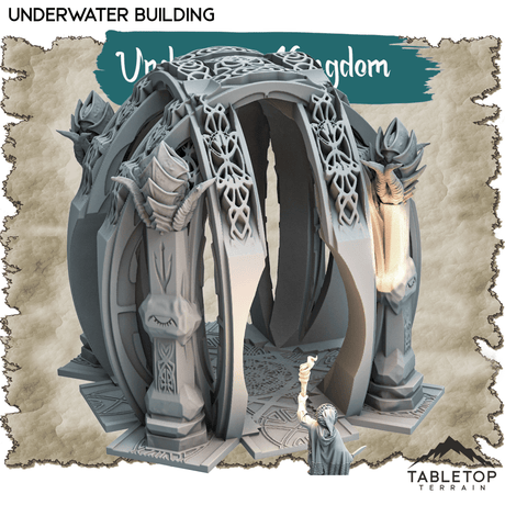 Tabletop Terrain Dungeon Terrain Underwater Kingdom - Thematic Dungeon Terrain