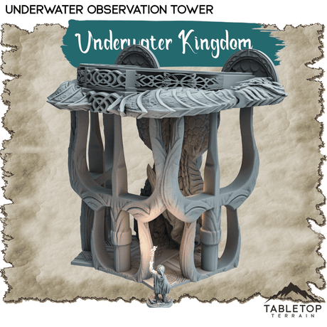 Tabletop Terrain Dungeon Terrain Underwater Kingdom - Thematic Dungeon Terrain
