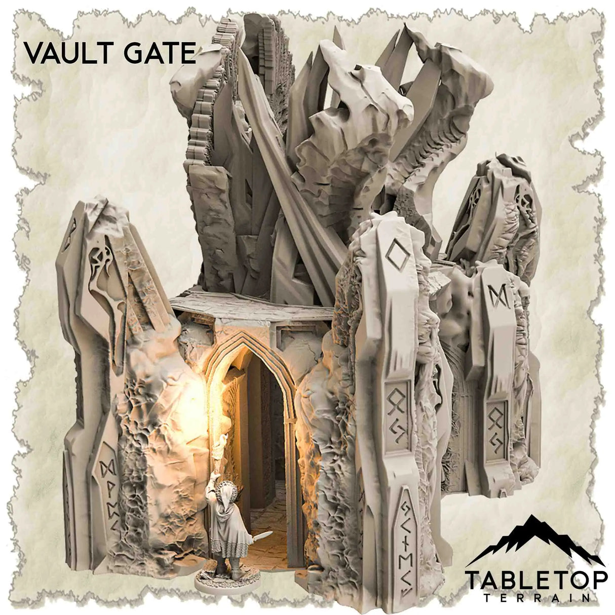 Tabletop Terrain Dungeon Terrain Valley of Active Portals - Thematic Dungeon Terrain