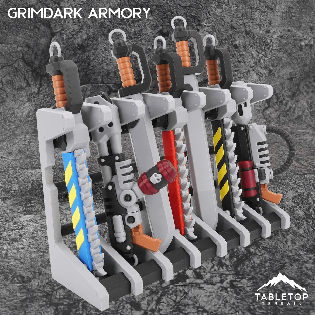 Tabletop Terrain 🎁 Grimdark Armory - Mini Weapon Props (50% off)