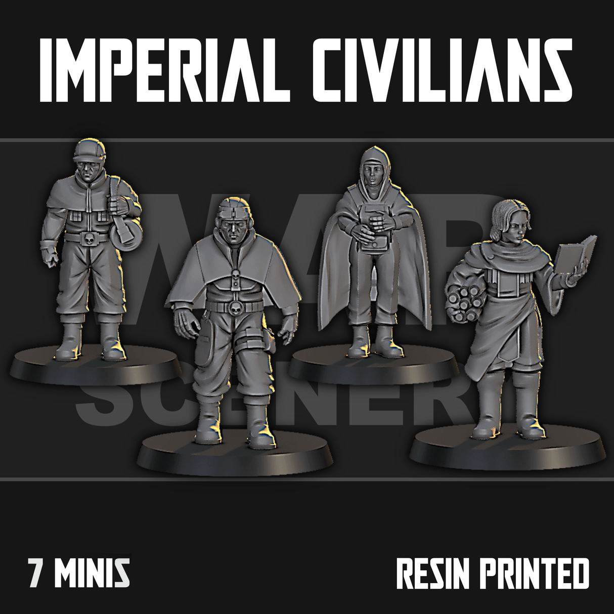 Tabletop Terrain Imperial Civilians