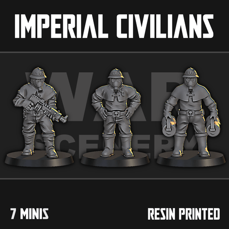Tabletop Terrain Imperial Civilians