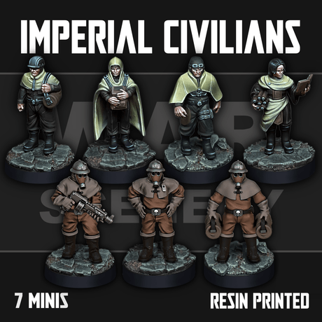 Tabletop Terrain Imperial Civilians