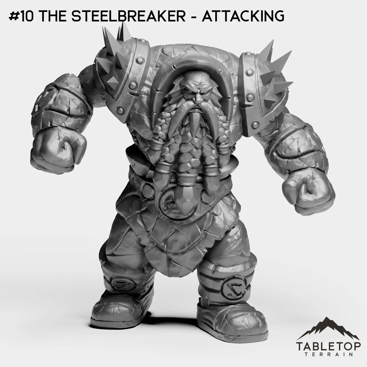 Tabletop Terrain Miniature #10 The Steelbreaker - Attacking Titan Complex Bundle