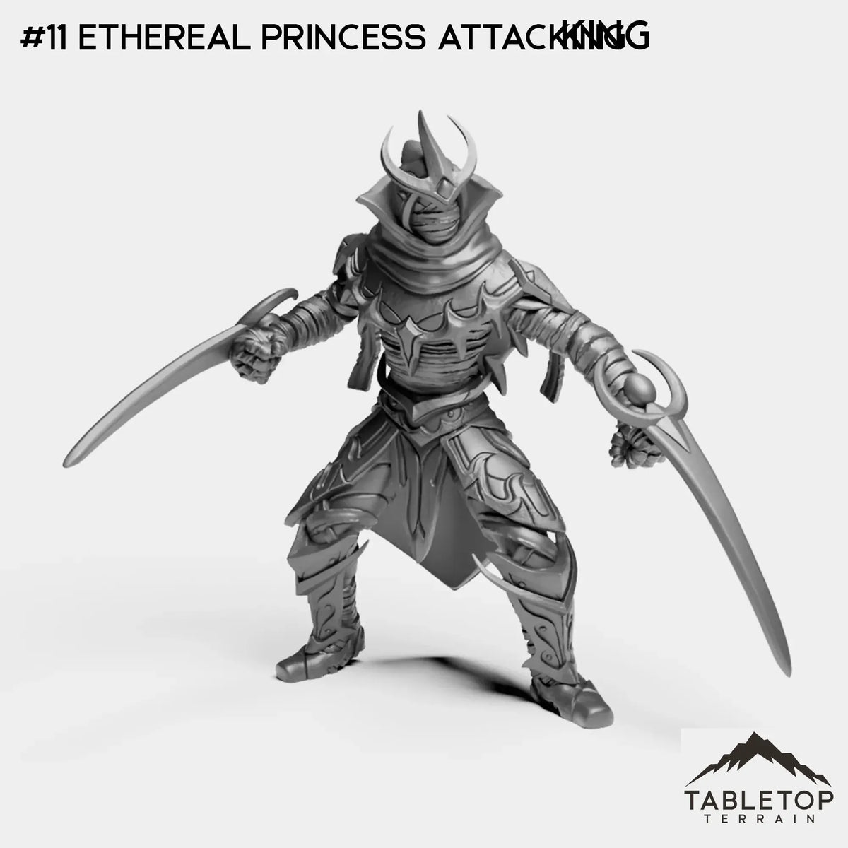 Tabletop Terrain Miniature #11 Ethereal Princess Attacking Ethereals Bundle