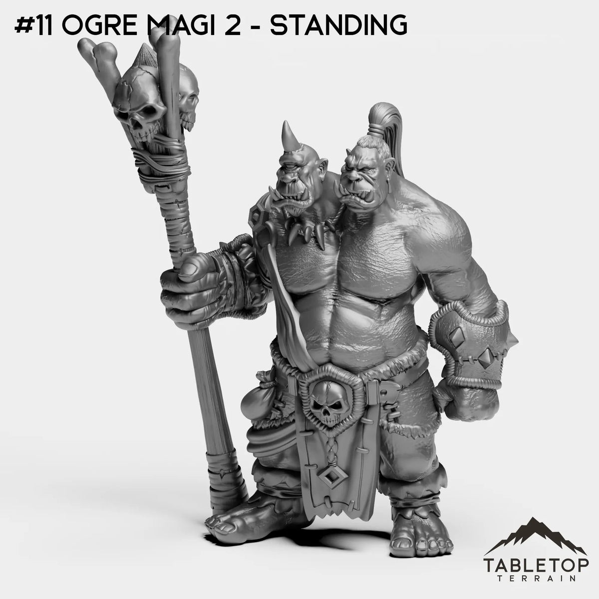 Tabletop Terrain Miniature #11 Ogre Magi 2 - Standing Ogres Bundle