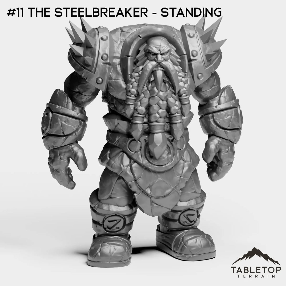 Tabletop Terrain Miniature #11 The Steelbreaker - Standing Titan Complex Bundle