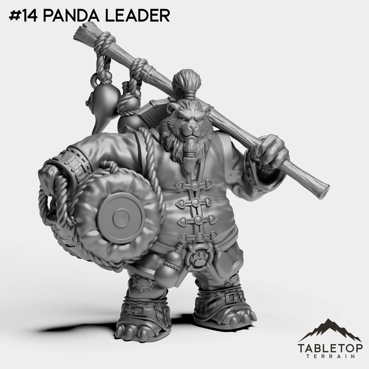 Tabletop Terrain Miniature #14 Panda Leader Pandas Bundle