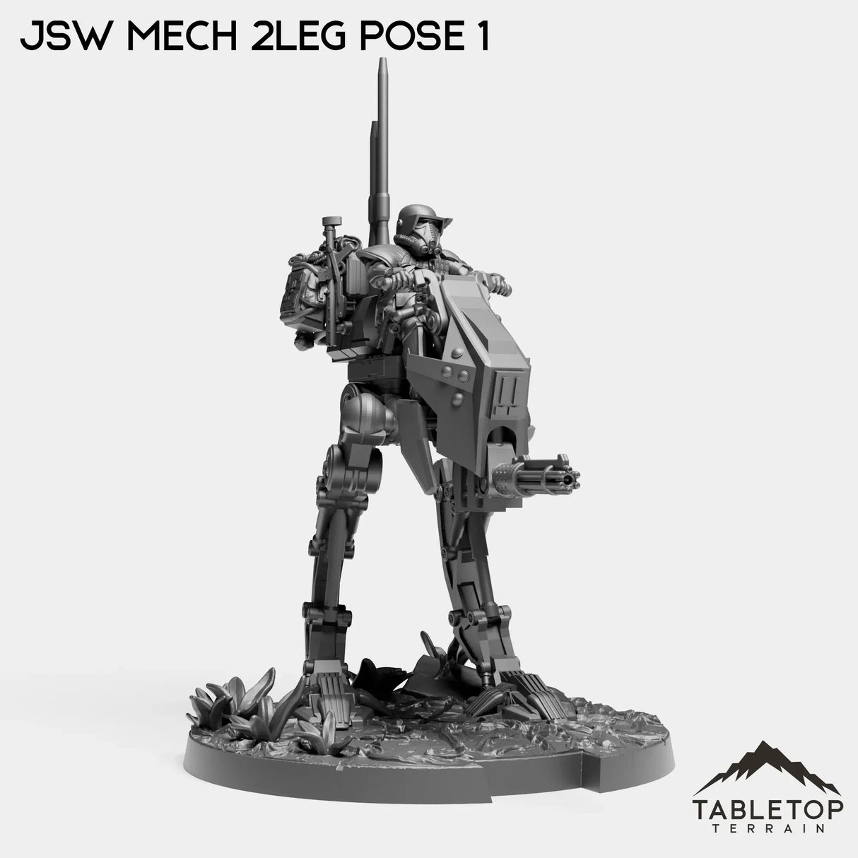 Tabletop Terrain Miniature 2 Legs Pose 1 Jungle Mech Kit