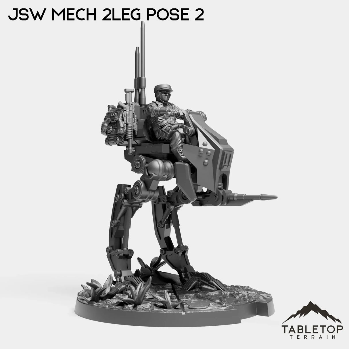 Tabletop Terrain Miniature 2 Legs Pose 2 Jungle Mech Kit