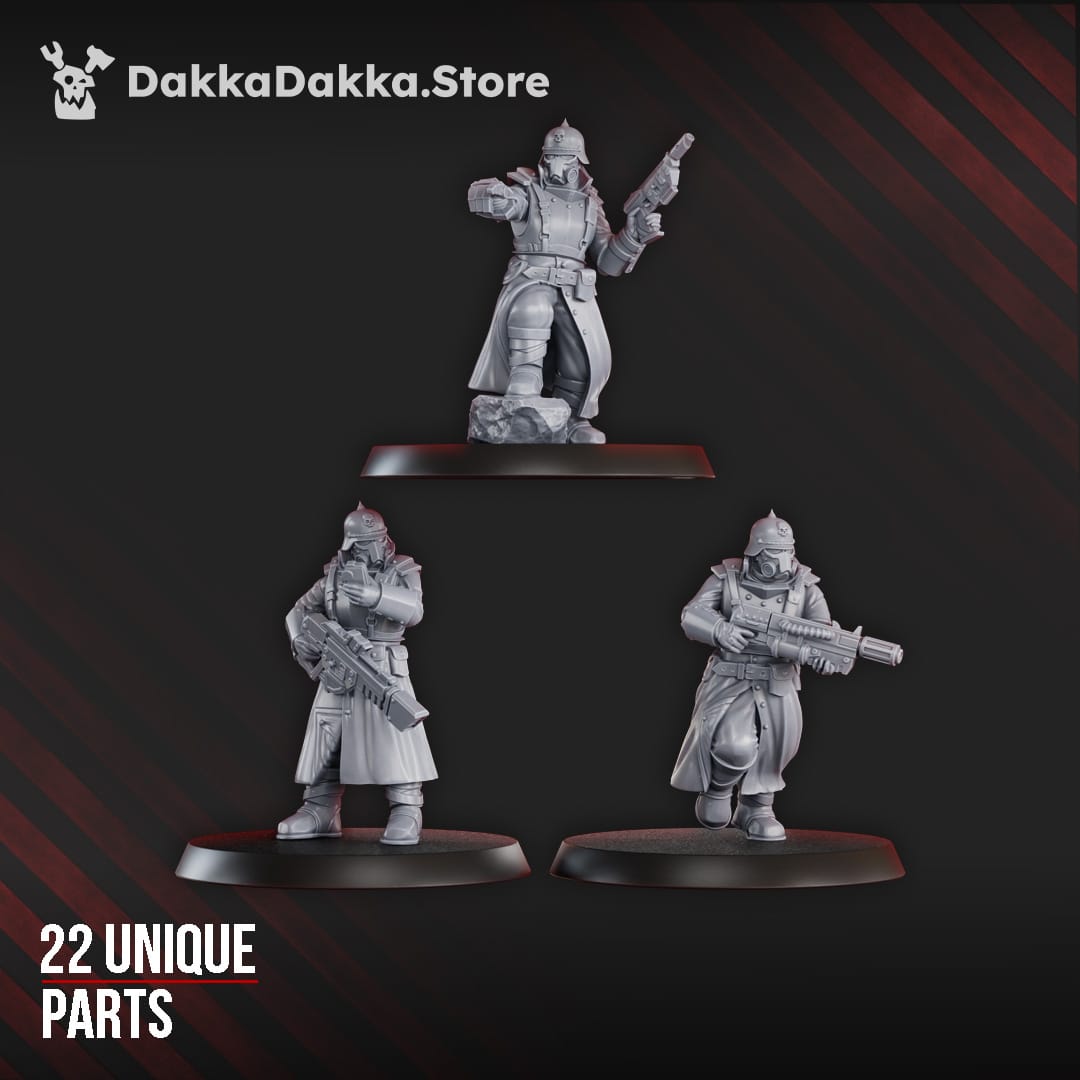 Tabletop Terrain Miniature 2nd Death Division Commander (build kit)
