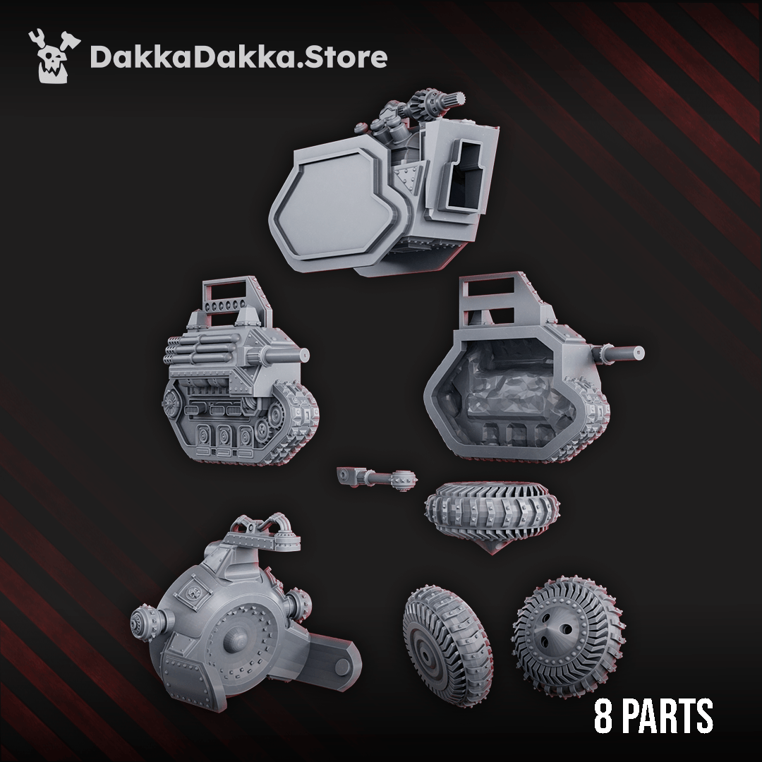 Tabletop Terrain Miniature 2nd Death Division Wall Crusher
