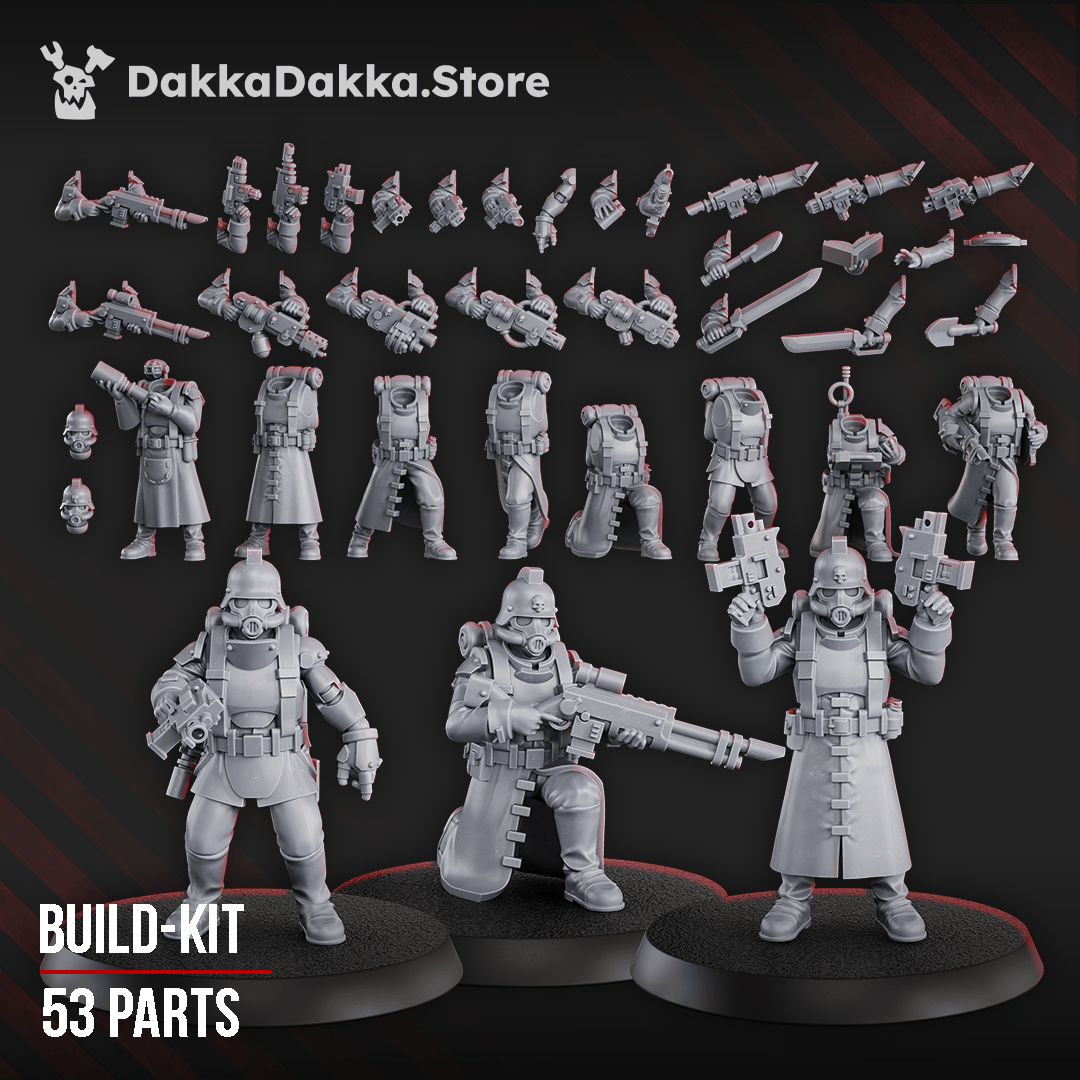 Tabletop Terrain Miniature 3rd Death Division (build kit)