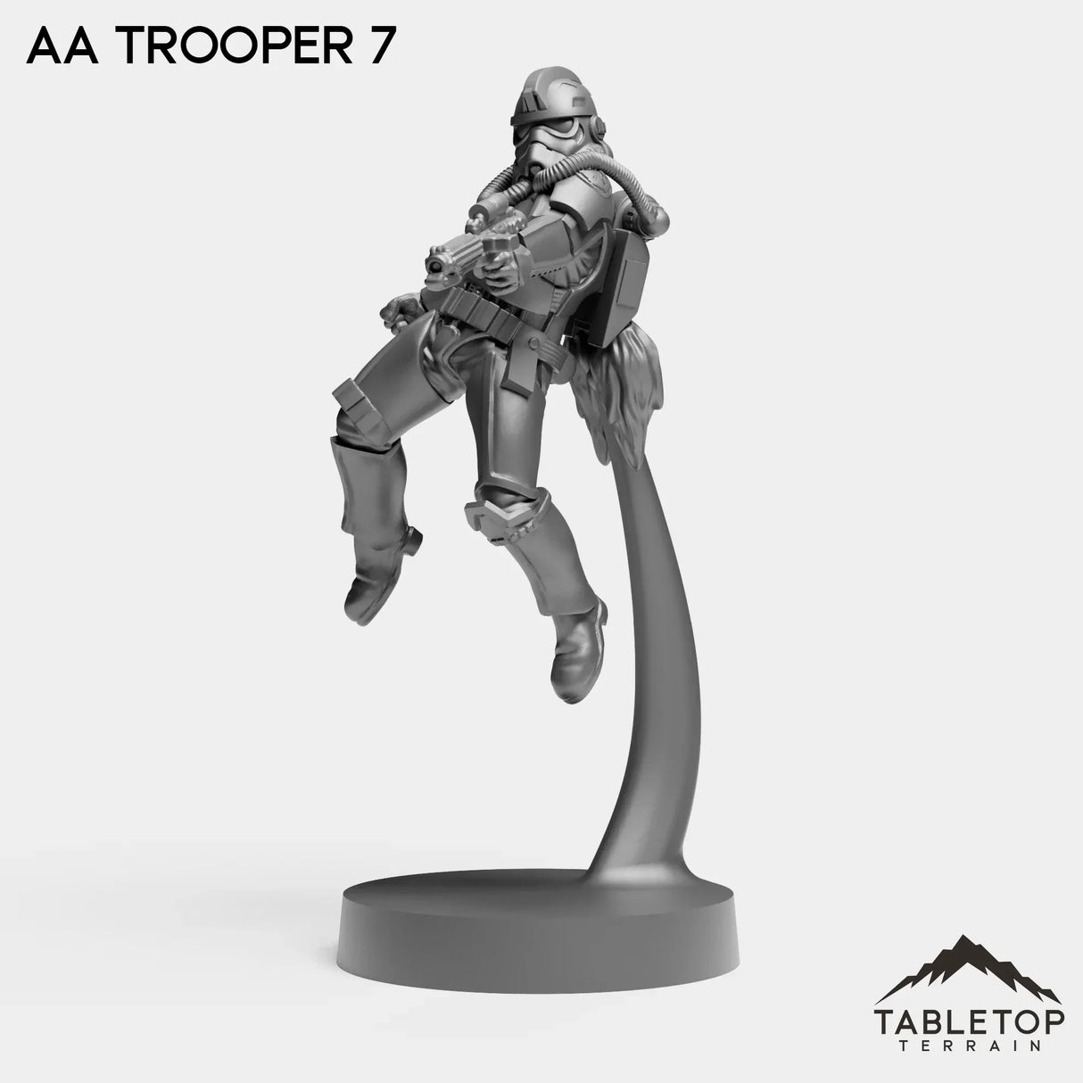 Tabletop Terrain Miniature AA Troopers
