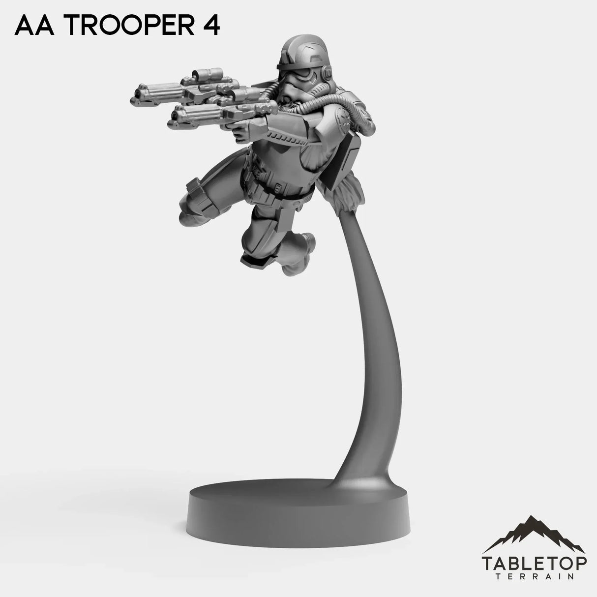 Tabletop Terrain Miniature AA Troopers