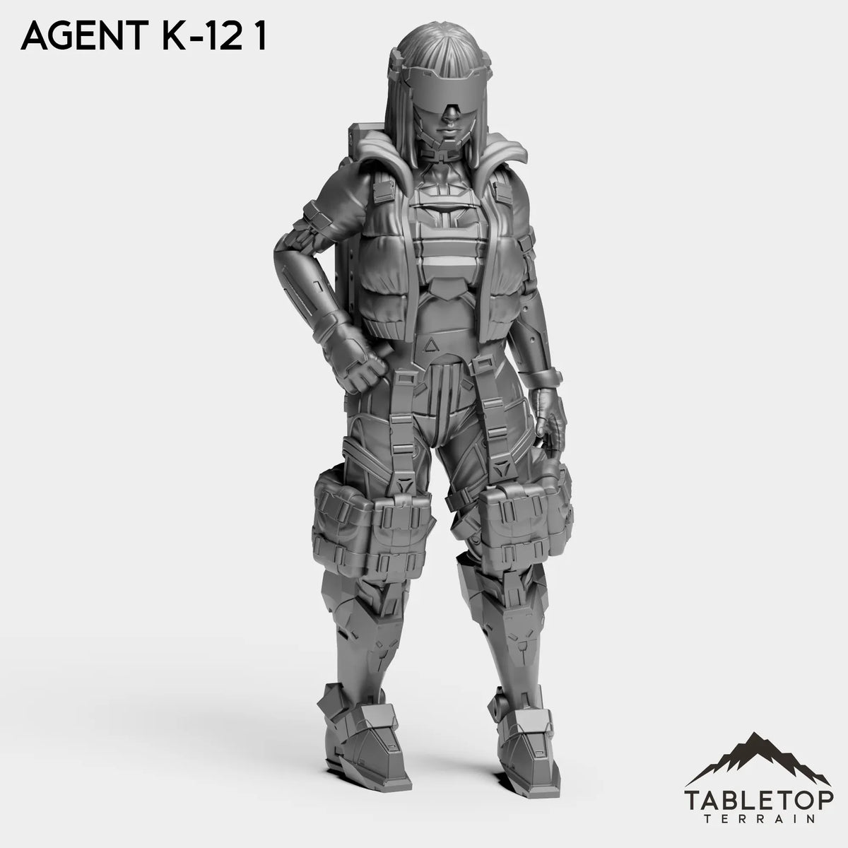 Tabletop Terrain Miniature Agent K-12 1 Agent K-12