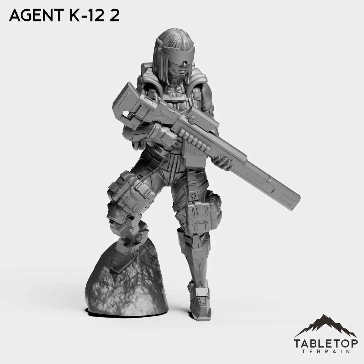 Tabletop Terrain Miniature Agent K-12